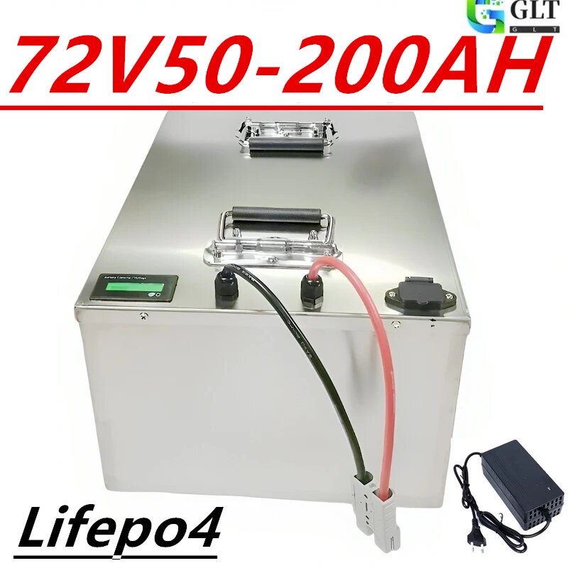 72V 60Ah Lifepo4 Battery Pack - 72V Lifepo4 Akku-Pack 50Ah/100Ah/120Ah/150Ah/200Ah mit Bluetooth