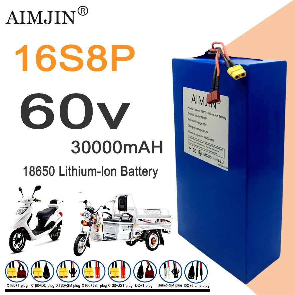 16S8p 1000-3000W Nagelneue Lit – 60V 30Ah Electric Scooter Battery Bewertung und Preis