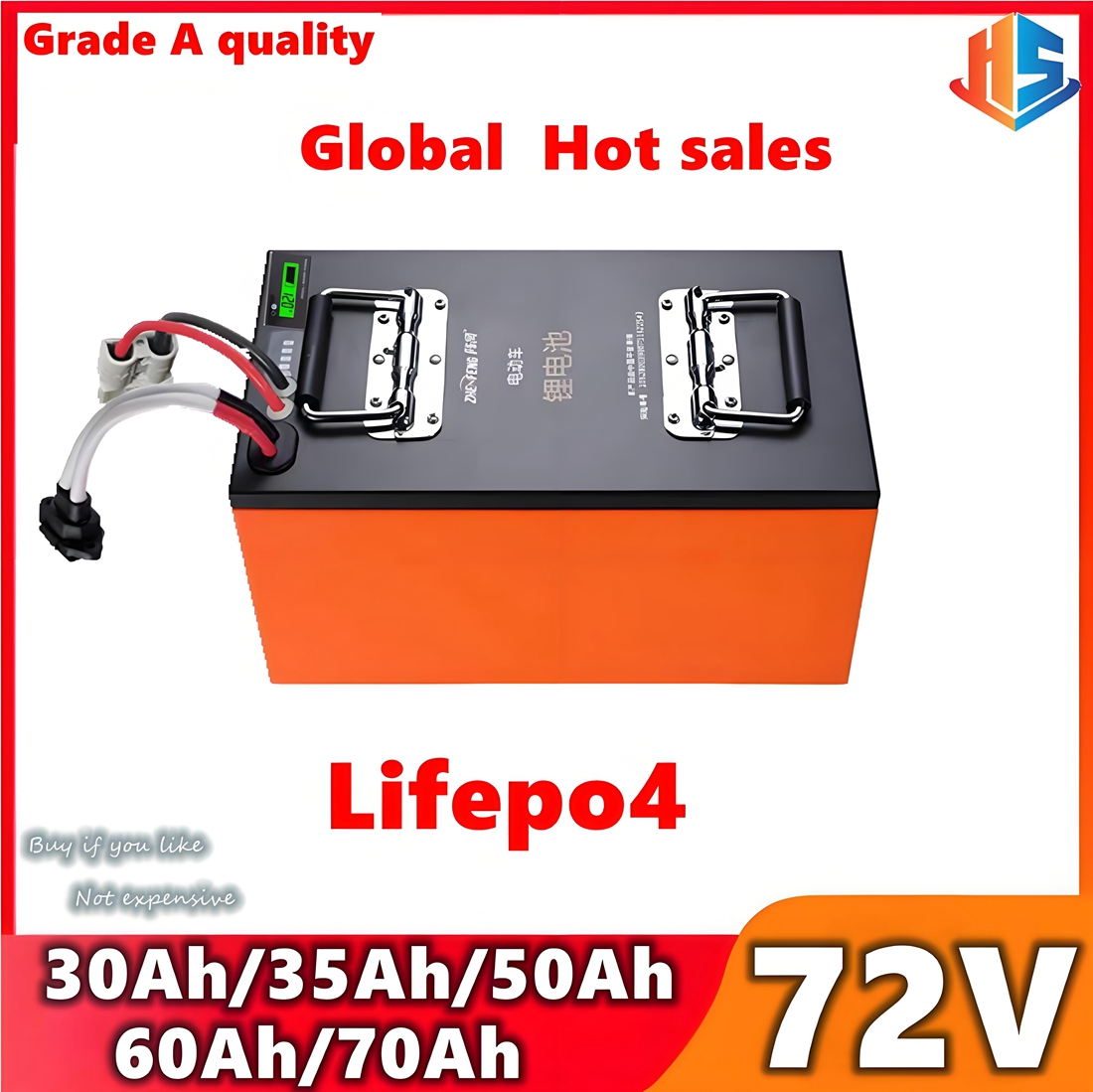 Scooter EV 72V 50Ah 60AH 35AH  – 72V 60Ah Lifepo4 Battery Pack Bewertung und Preis